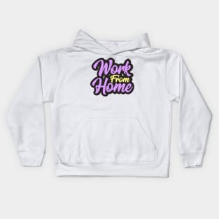 Work From Home Kids Hoodie